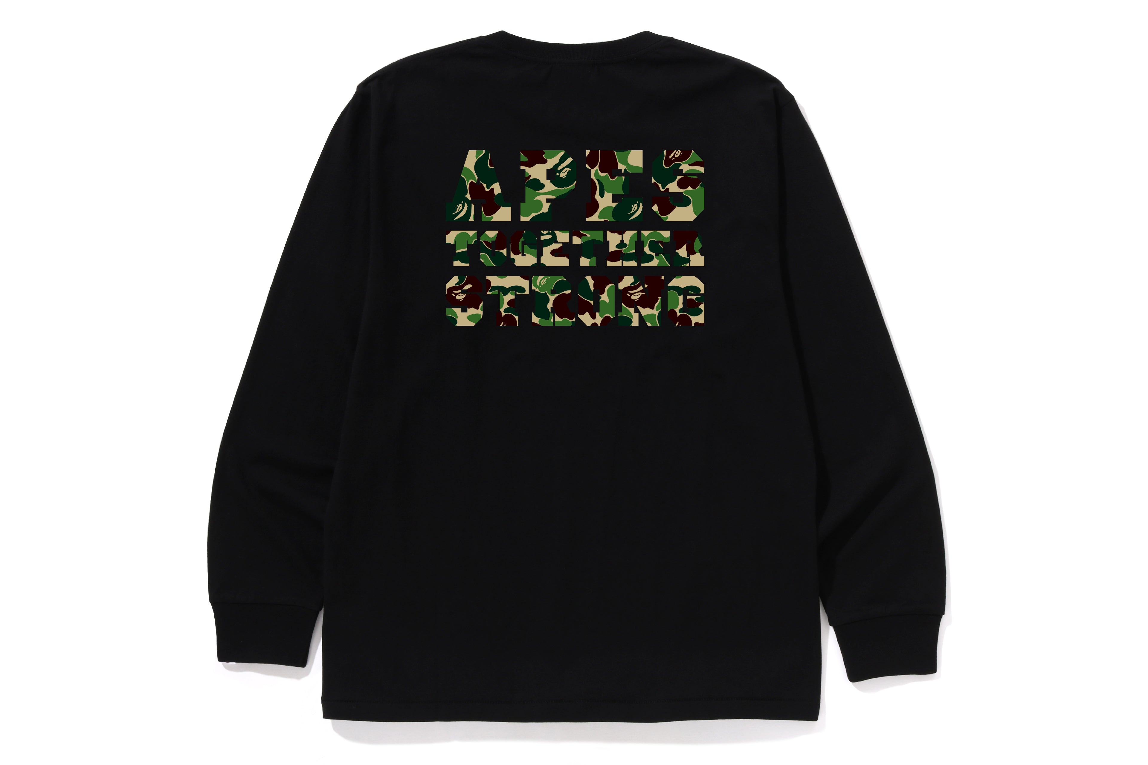 ABC CAMO COLLEGE ATS LS TEE – eu.bape.com