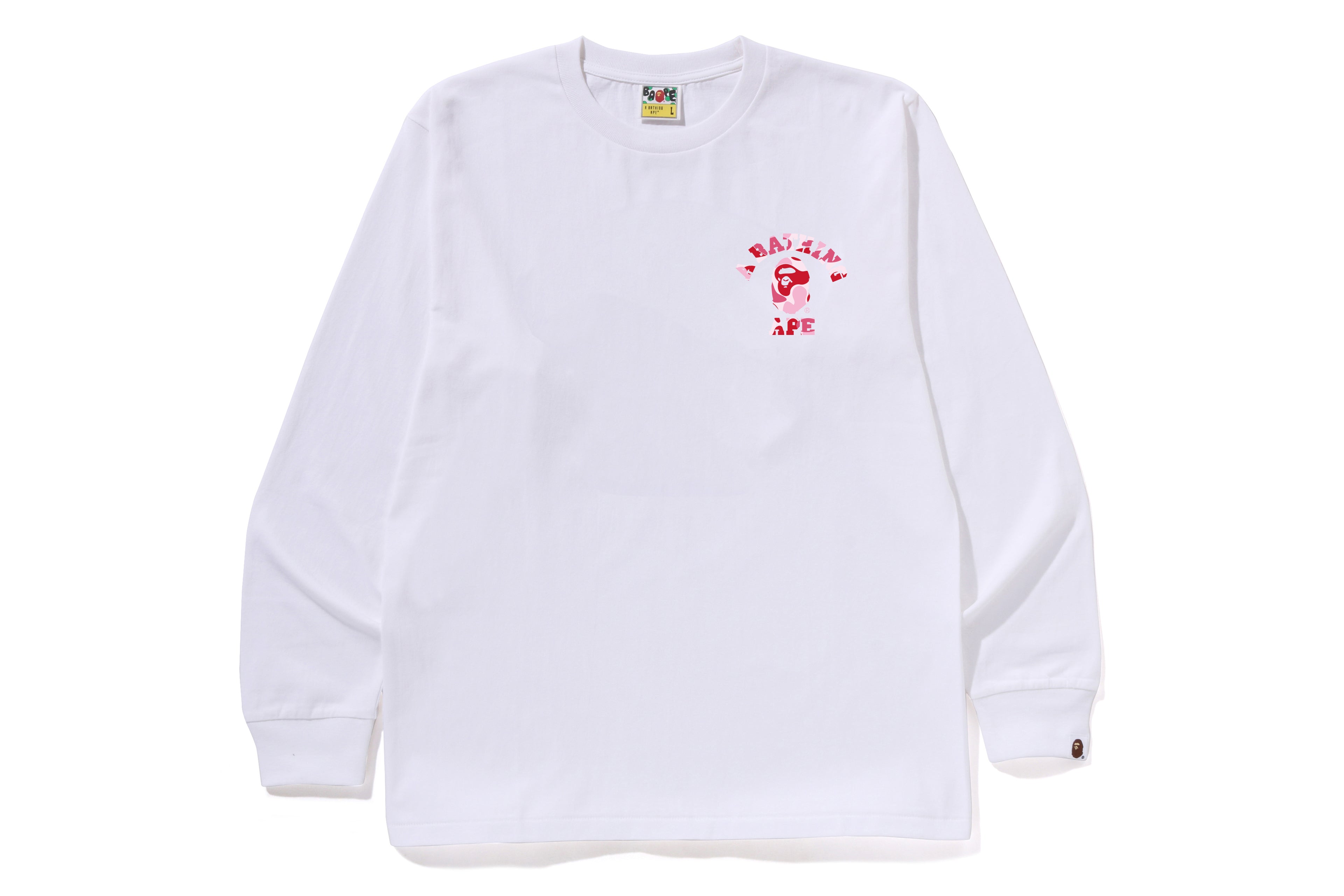 ABC CAMO COLLEGE ATS LS TEE – eu.bape.com