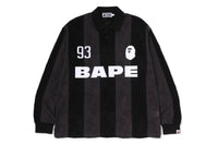 STA STRIPE PATTERN JACQUARD MULTI LOGO RELAXED FIT LS TEE