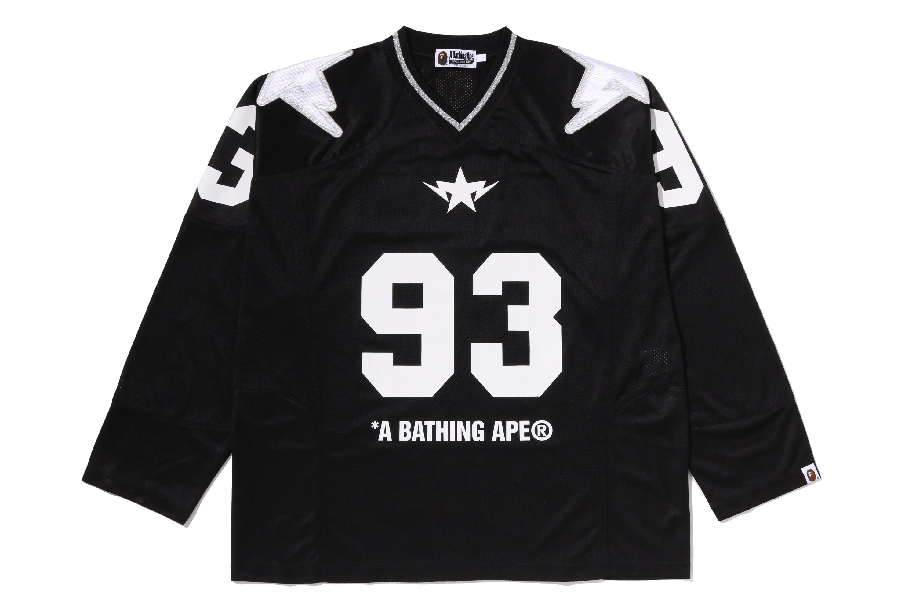 トップス BAPE MULTI LOGO CROPPED FOOTBALL JERSEY LINE CAMO MULTI LOGO CROPPED FIT FOOTBALL JERSEY – eu.bape.com