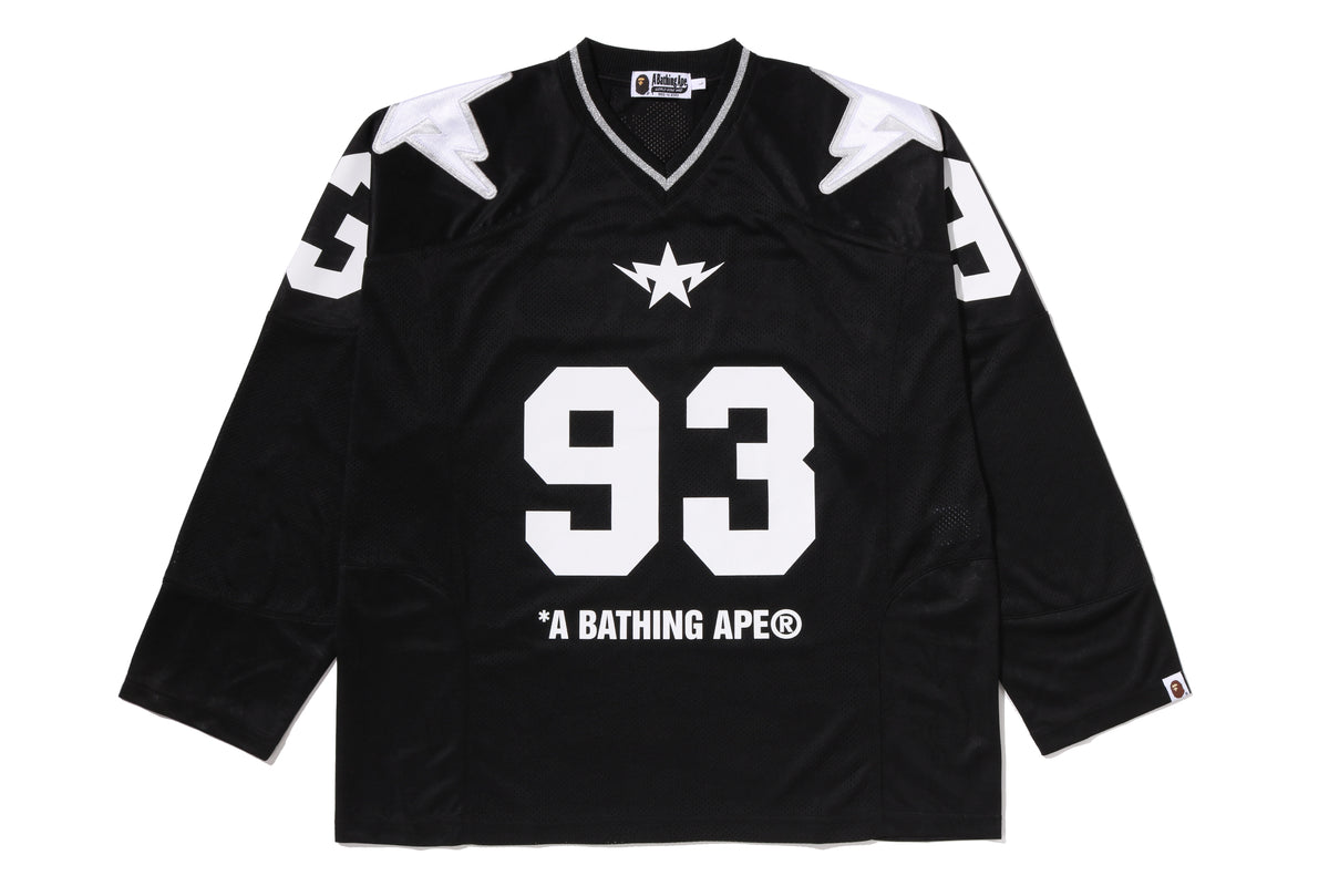 LINE CAMO MULTI LOGO CROPPED FIT FOOTBALL JERSEY
