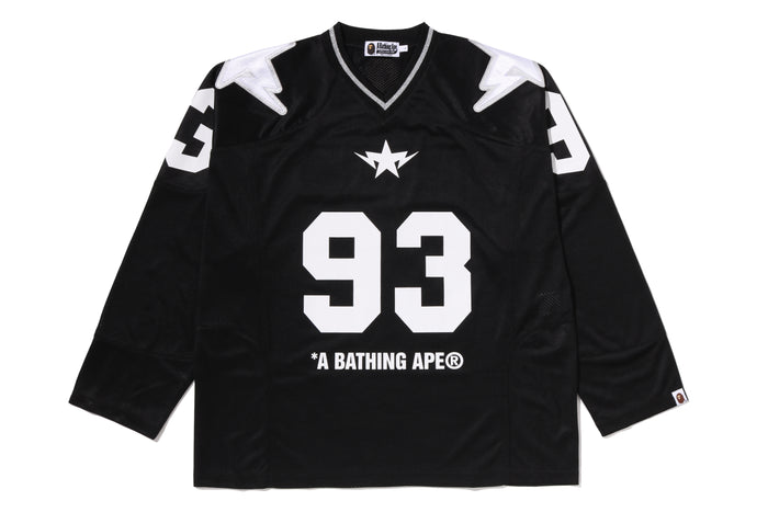 LINE CAMO MULTI LOGO CROPPED FIT FOOTBALL JERSEY