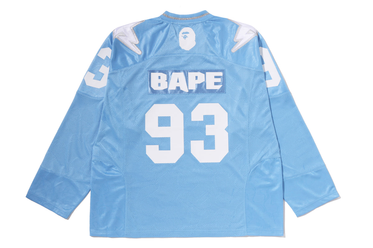 LINE CAMO MULTI LOGO CROPPED FIT FOOTBALL JERSEY