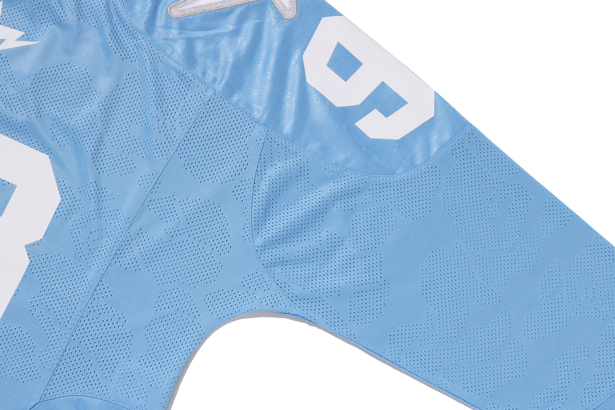 LINE CAMO MULTI LOGO CROPPED FIT FOOTBALL JERSEY