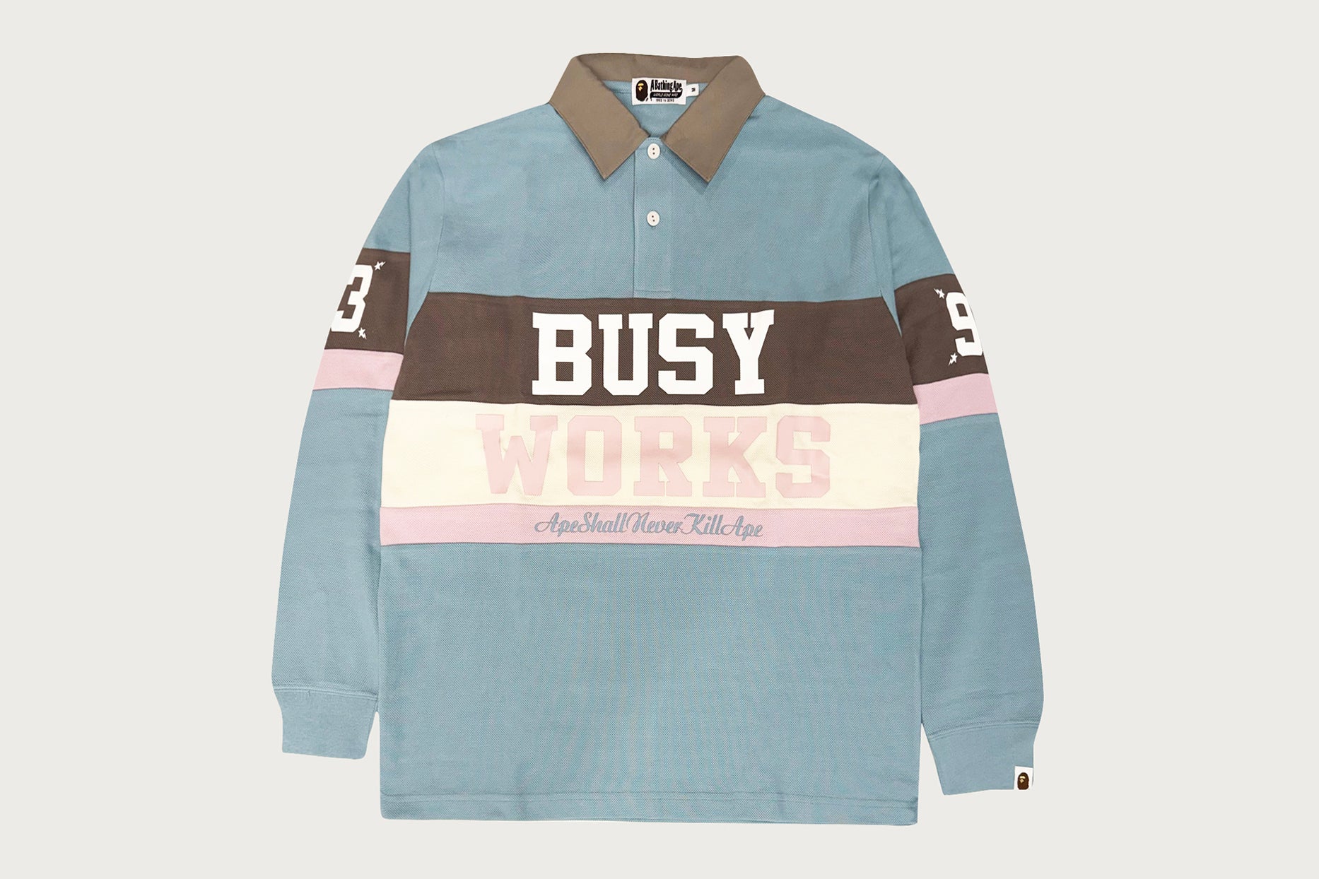 BY BATHING APE STRIPED RUGBY SHIRT – eu.bape.com