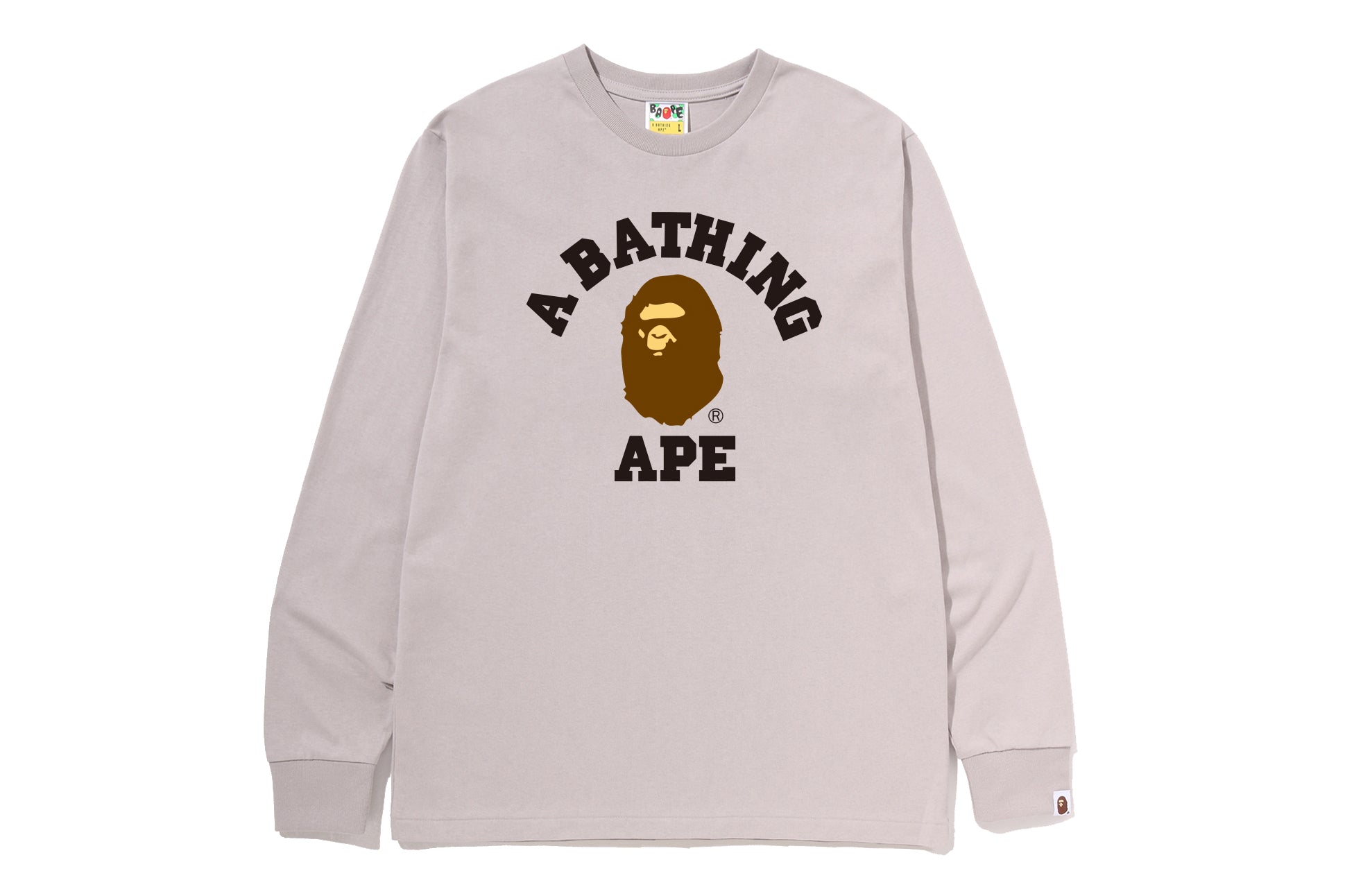 COLLEGE LS TEE – eu.bape.com