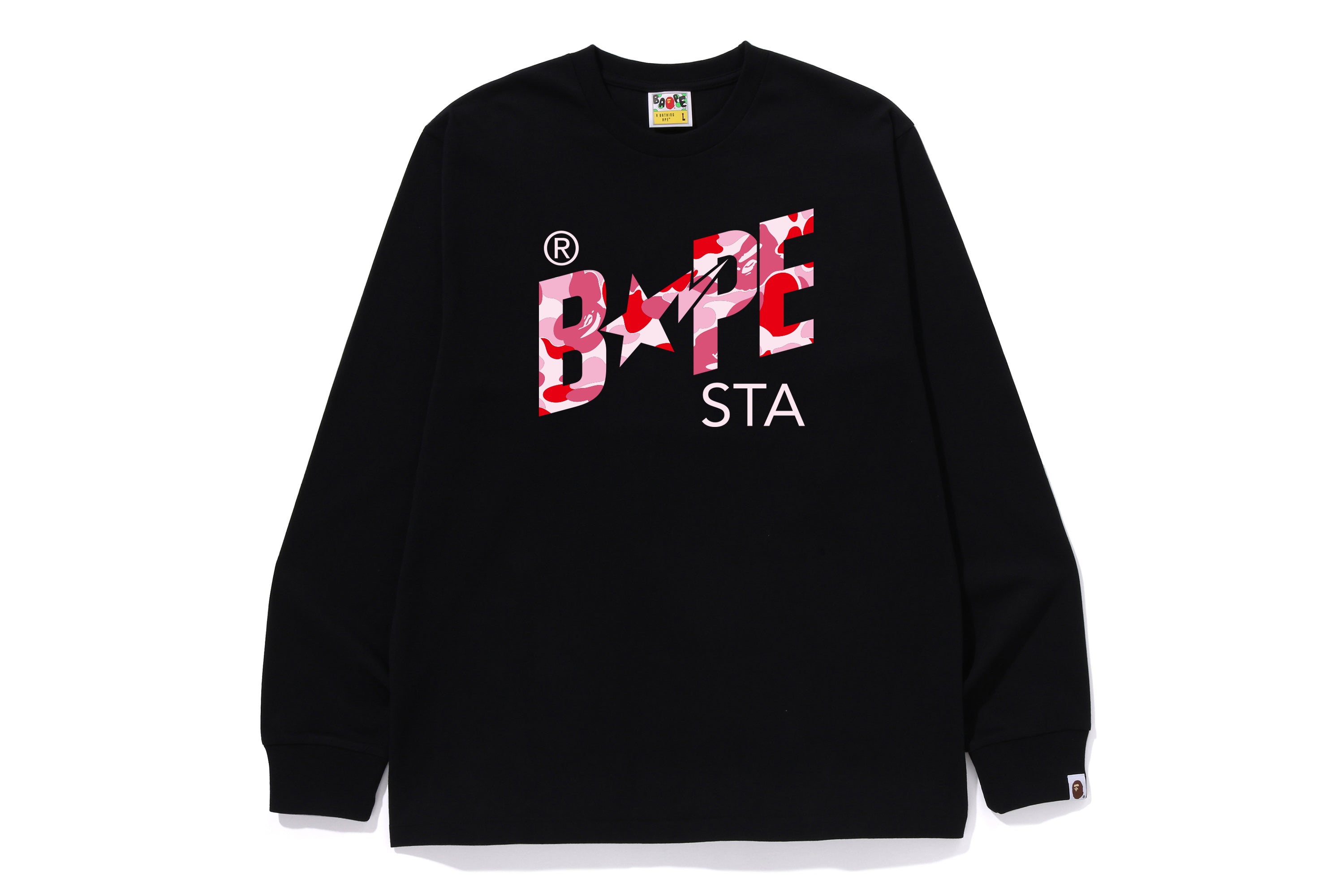 ABC CAMO BAPE STA LS TEE – eu.bape.com