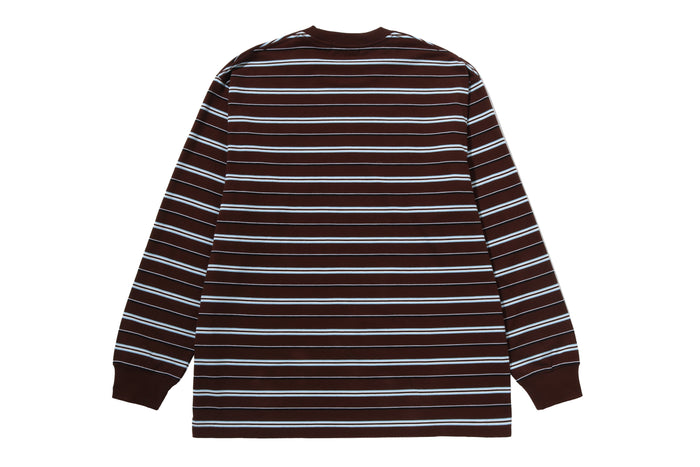 ONE POINT STRIPE RELAXED FIT LS TEE