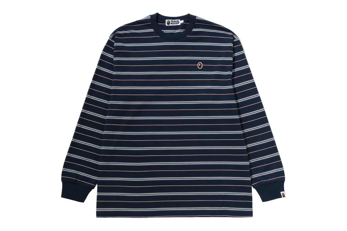 ONE POINT STRIPE RELAXED FIT LS TEE