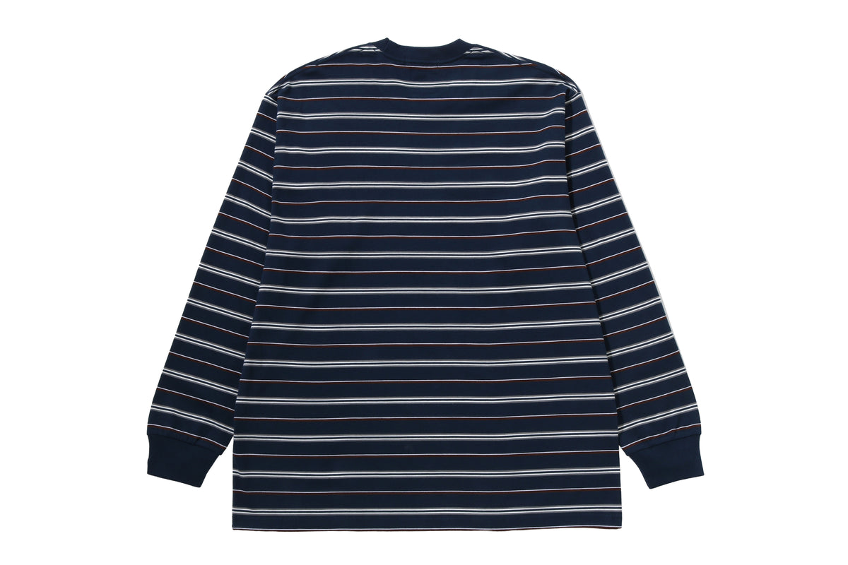 ONE POINT STRIPE RELAXED FIT LS TEE