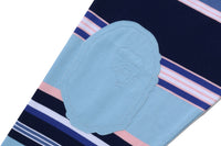 BY BATHING APE STRIPE RELAXED FIT POLO LS TEE