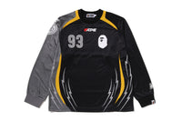 MULTI LOGO RELAXED FIT FOOTBALL LS JERSEY