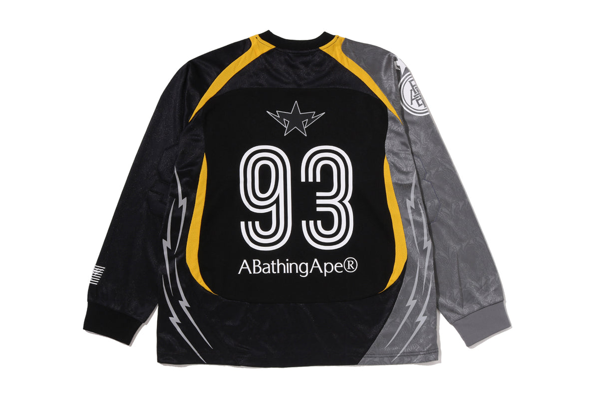 MULTI LOGO RELAXED FIT FOOTBALL LS JERSEY