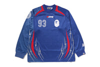 MULTI LOGO RELAXED FIT FOOTBALL LS JERSEY