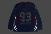 MULTI LOGO RELAXED FIT FOOTBALL LS JERSEY