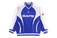 BAPE SOCCER LOGO WARM UP RELAXED FIT LS TEE