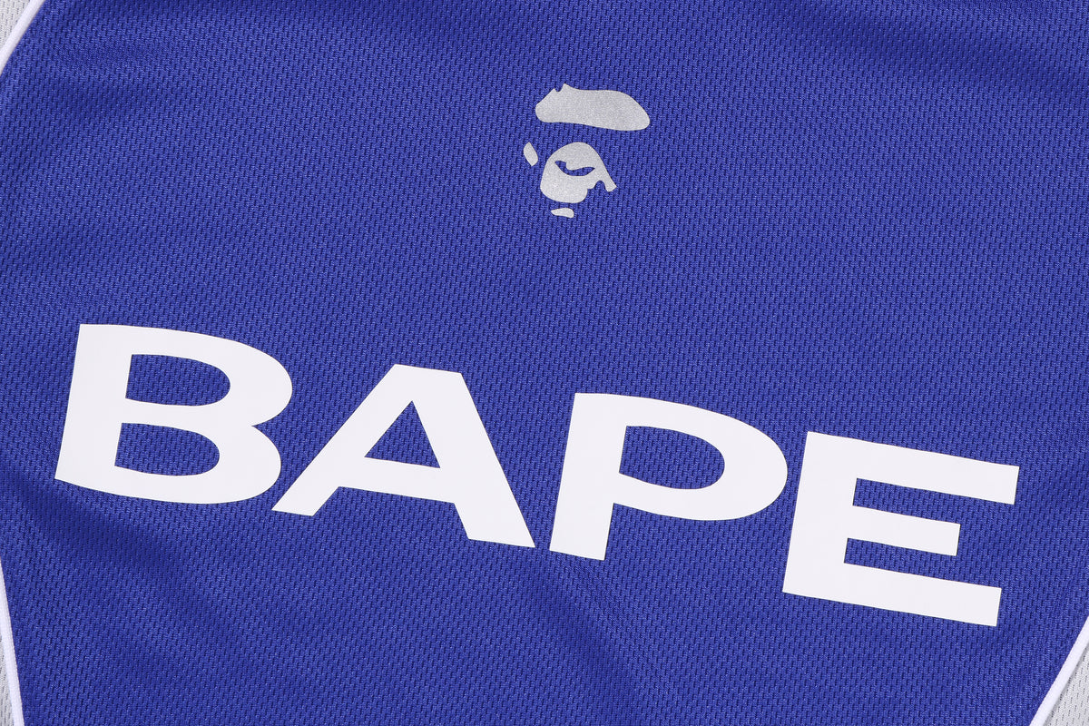 BAPE SOCCER LOGO WARM UP RELAXED FIT LS TEE