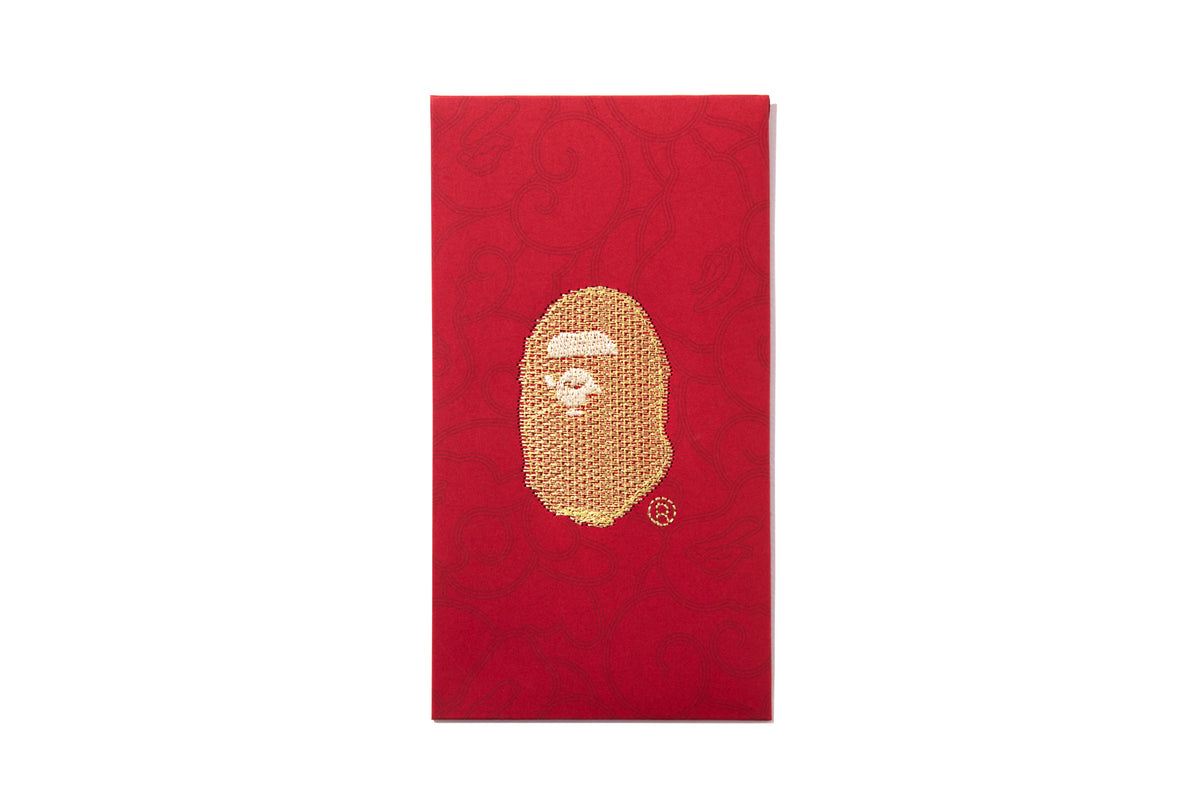 BAPE RED PACKET POUCH