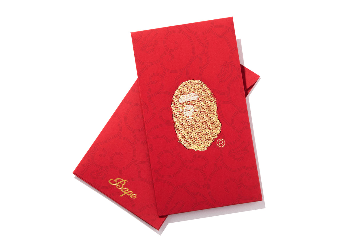 BAPE RED PACKET POUCH