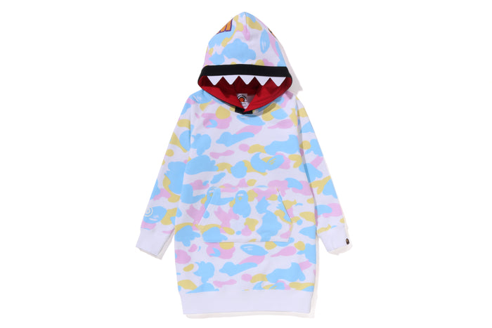 NUOVA FELPA CON CAPPUCCIO SHARK MULTI CAMO PER BAMBINI