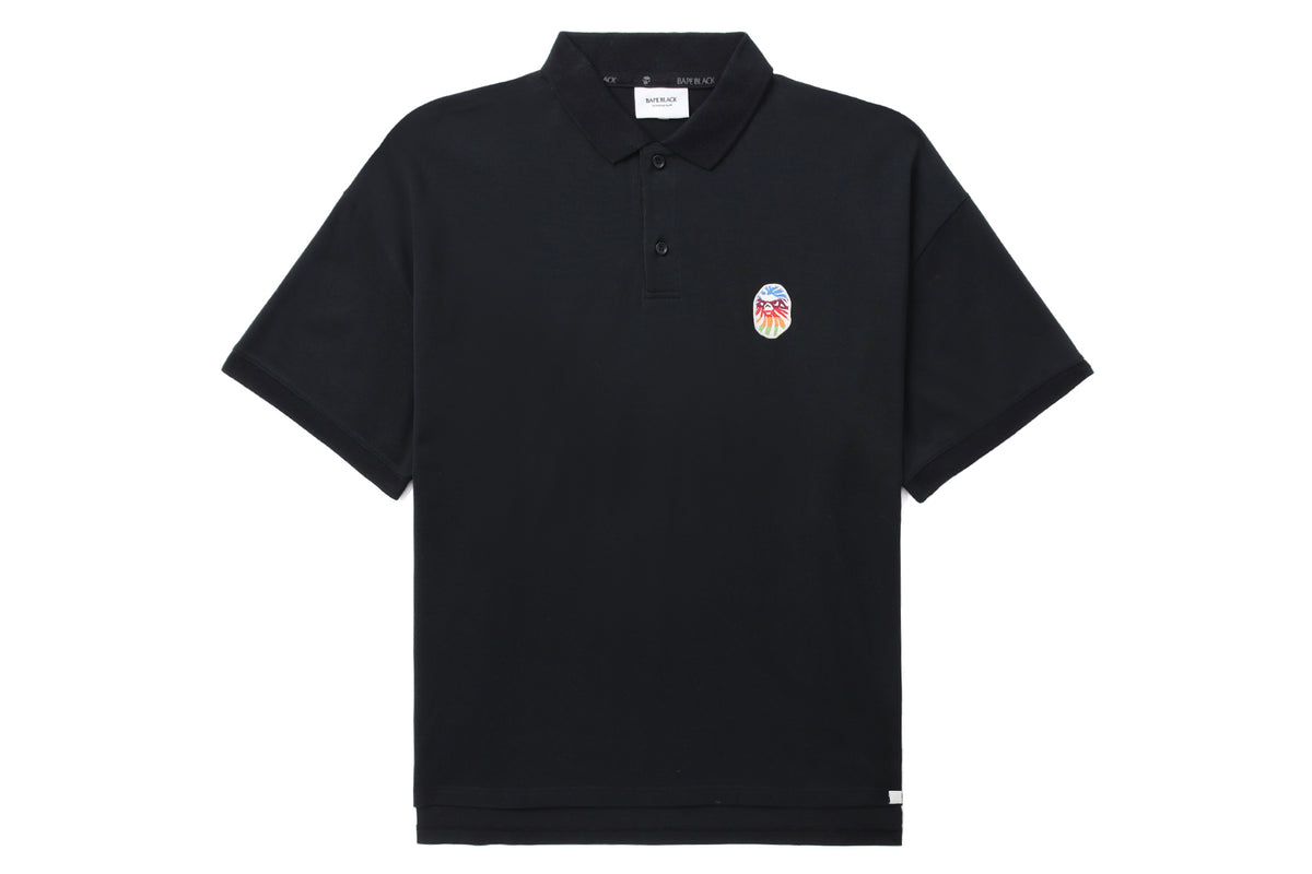 BAPE BLACK RAINBOW ONE POINT POLO MENS –