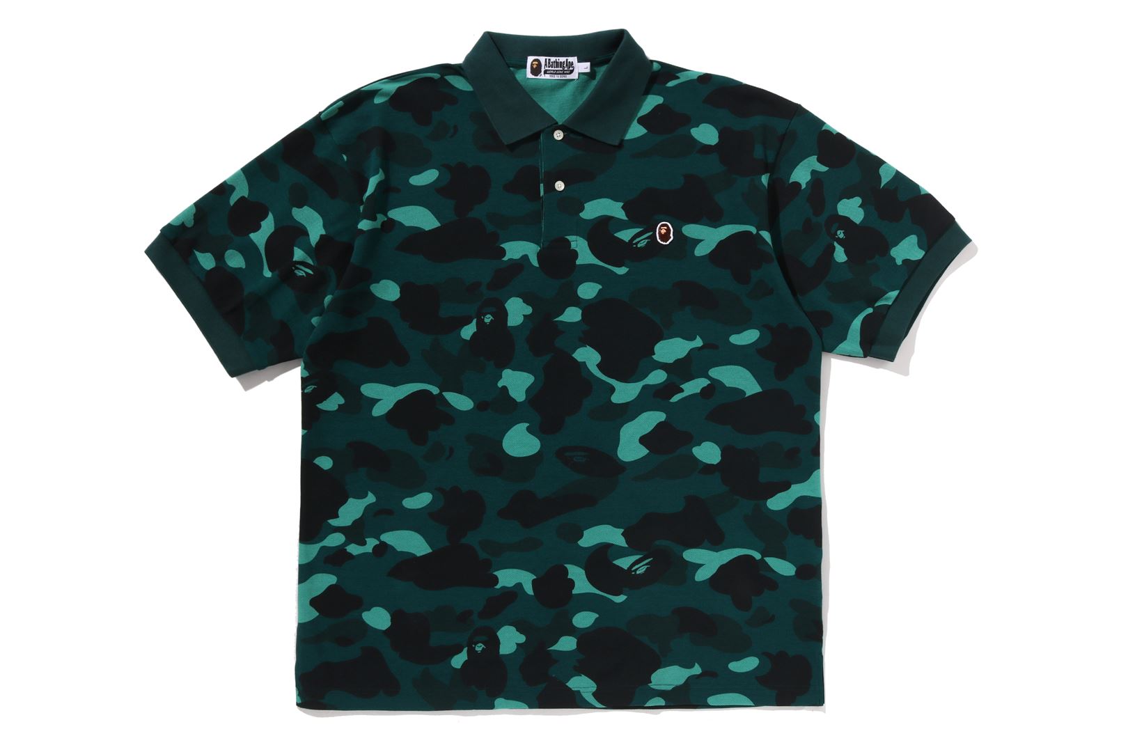 COLOR CAMO ONE POINT RELAXED FIT POLO – eu.bape.com