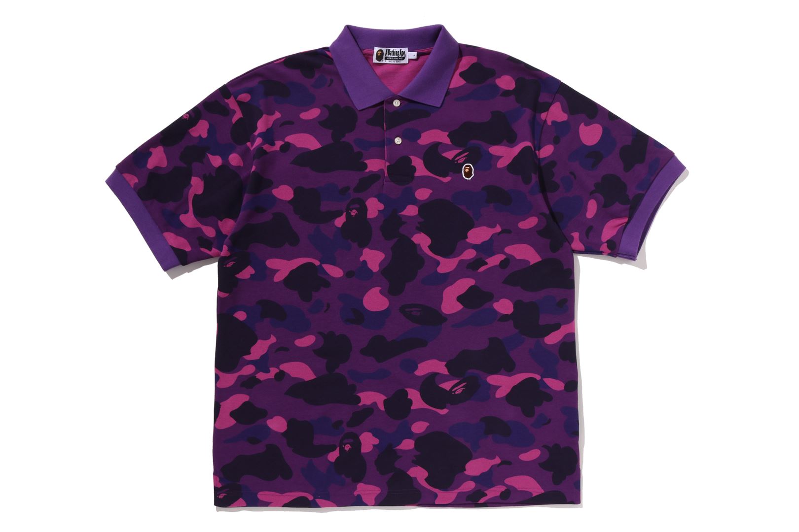 COLOR CAMO ONE POINT RELAXED FIT POLO – eu.bape.com