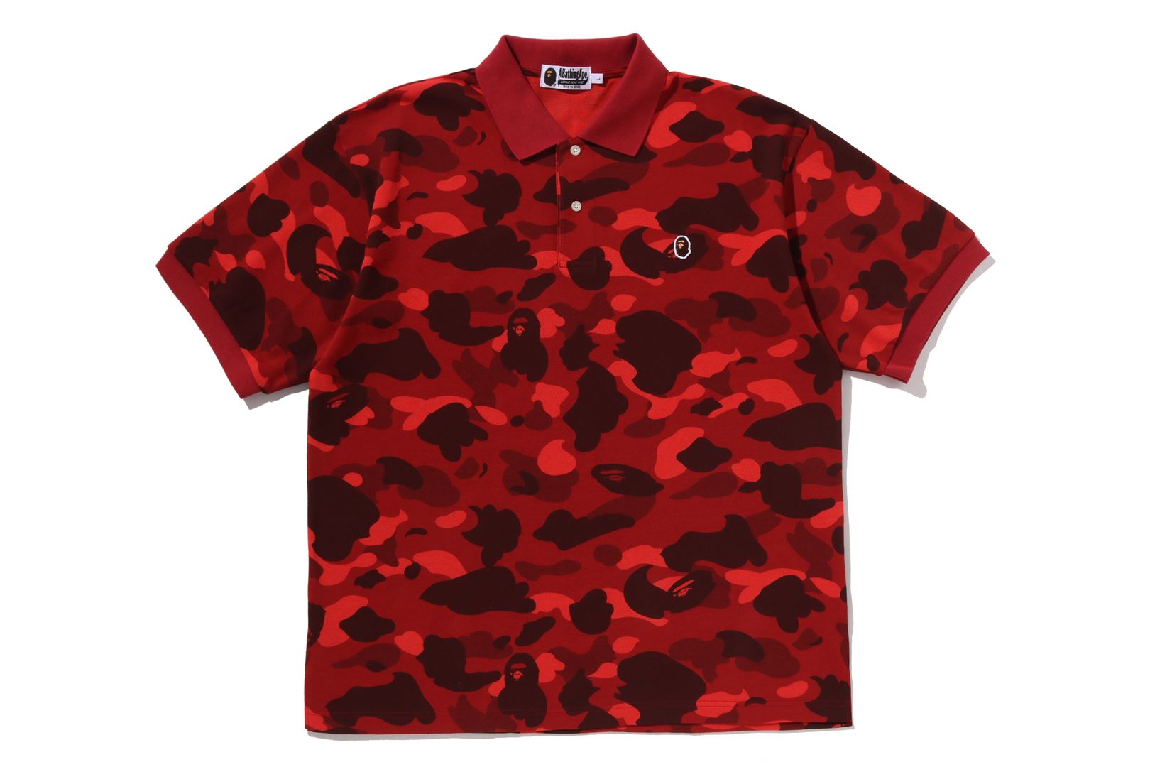 COLOR CAMO ONE POINT RELAXED FIT POLO – eu.bape.com