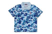 ABC CAMO CROPPED POLO SHIRT LADIES