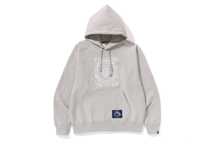 JAPANESE MOTIF RELAXED FIT PULLOVER HOODIE MENS