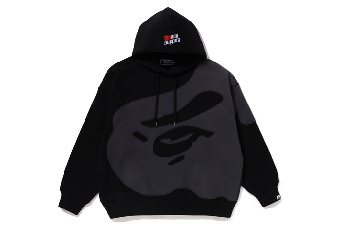 BAPE HEAD PATCH PULLOVER HOODIE MENS