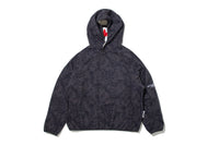 BAPE BY KAZUKI KURAISHI PIXELATE CAMO SHARK RELAXED FIT HOODIE