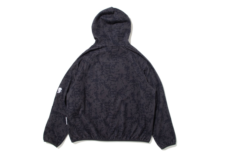 BAPE BY KAZUKI KURAISHI PIXELATE CAMO SHARK RELAXED FIT HOODIE