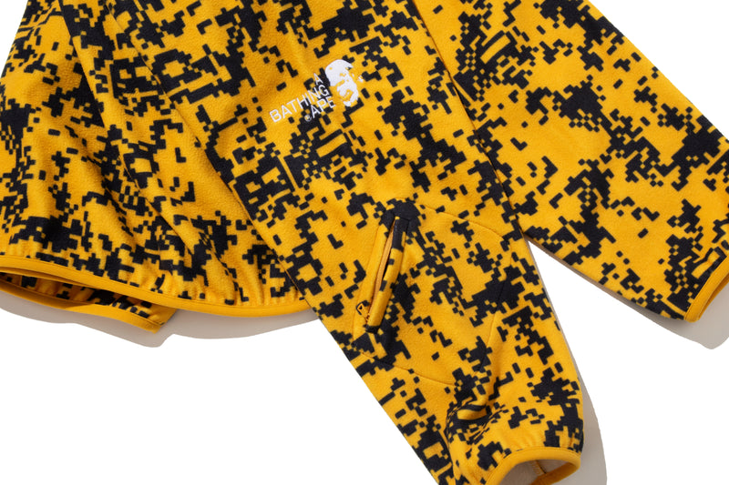 BAPE BY KAZUKI KURAISHI PIXELATE CAMO SHARK RELAXED FIT HOODIE