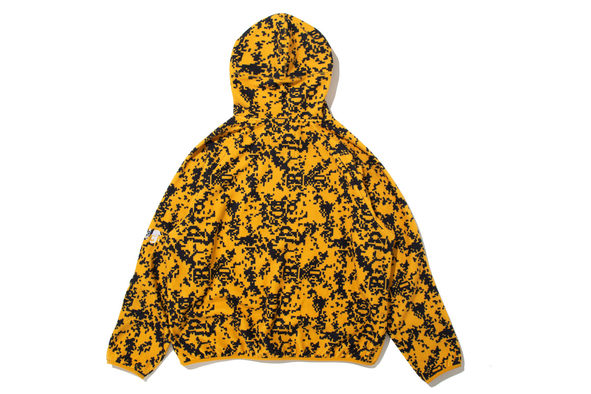 BAPE BY KAZUKI KURAISHI PIXELATE CAMO SHARK RELAXED FIT HOODIE