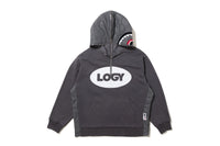 BAPE BY KAZUKI KURAISHI HALF ZIP SHARK RELAXED FIT HOODIE