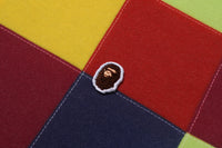 MULTI COLOR PATCHWORK PULLOVER HOODIE