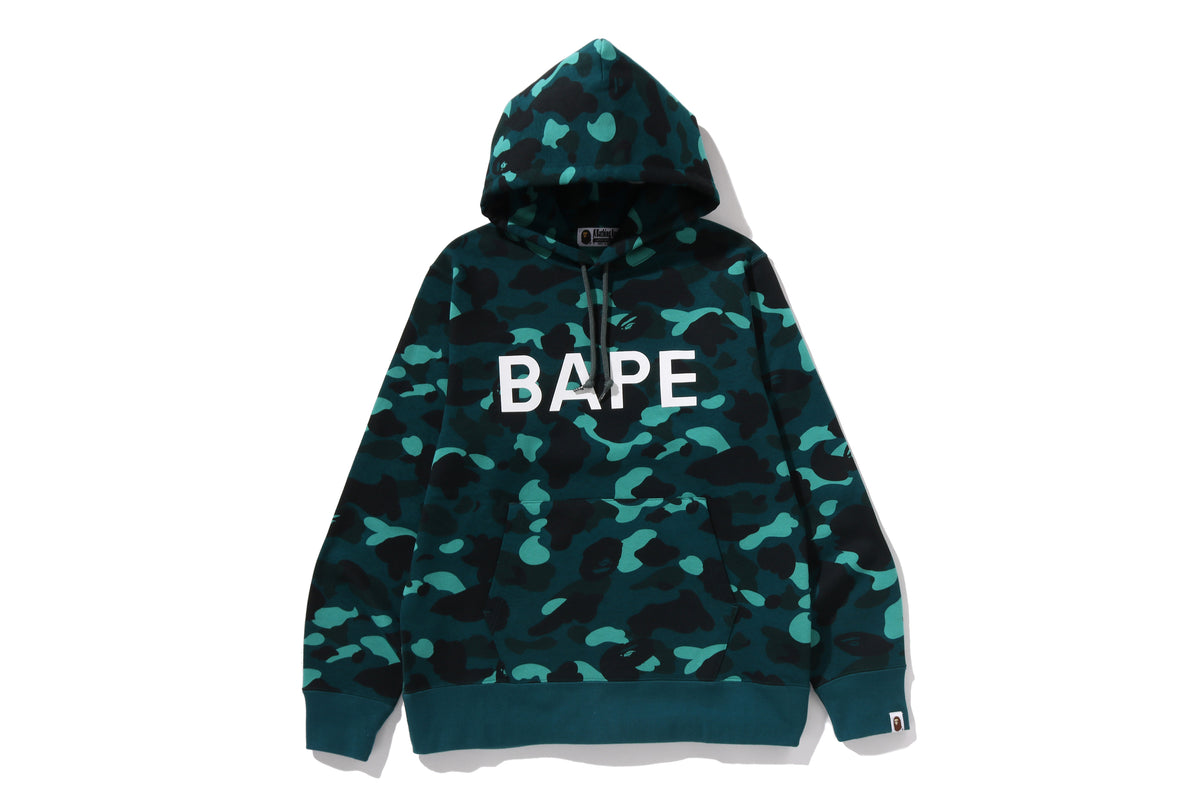 COLOR CAMO BAPE PULLOVER HOODIE
