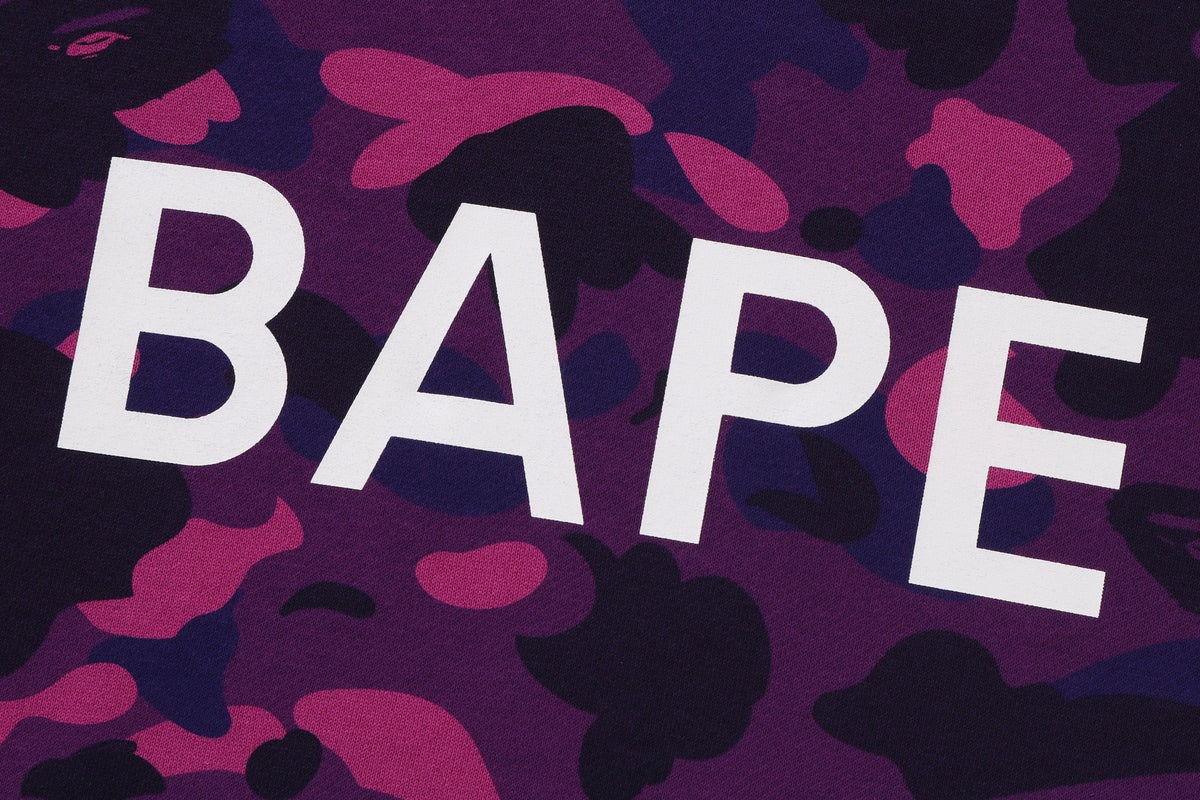 COLOR CAMO BAPE PULLOVER HOODIE