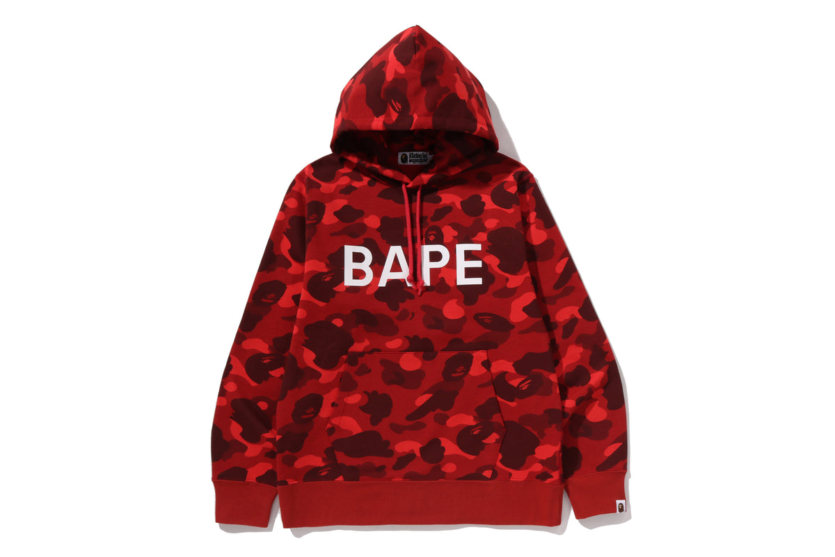 COLOR CAMO BAPE PULLOVER HOODIE
