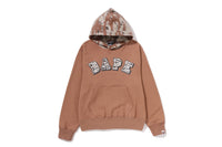 TIGER CAMO BAPE LOGO PULLOVER HOODIE LADIES