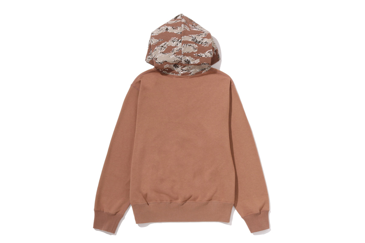 TIGER CAMO BAPE LOGO PULLOVER HOODIE LADIES