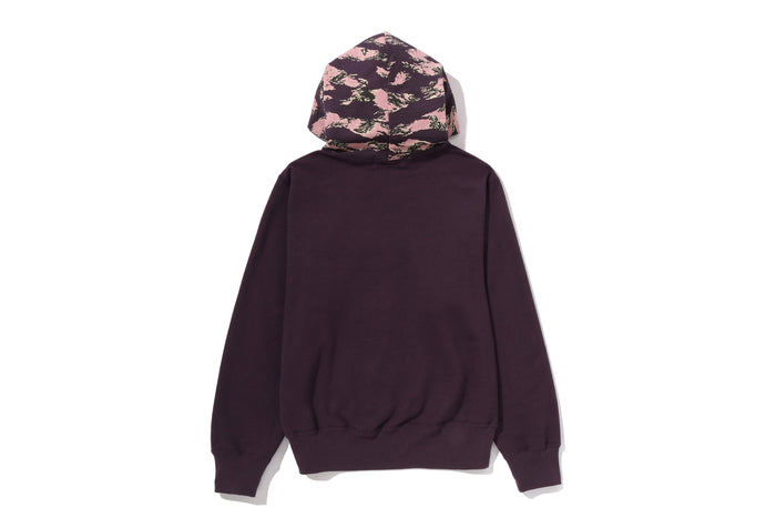 TIGER CAMO BAPE LOGO PULLOVER HOODIE LADIES