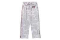 BAPE X PAGANI SOLID CAMO LOGO RELAXED FIT TRACK PANTS