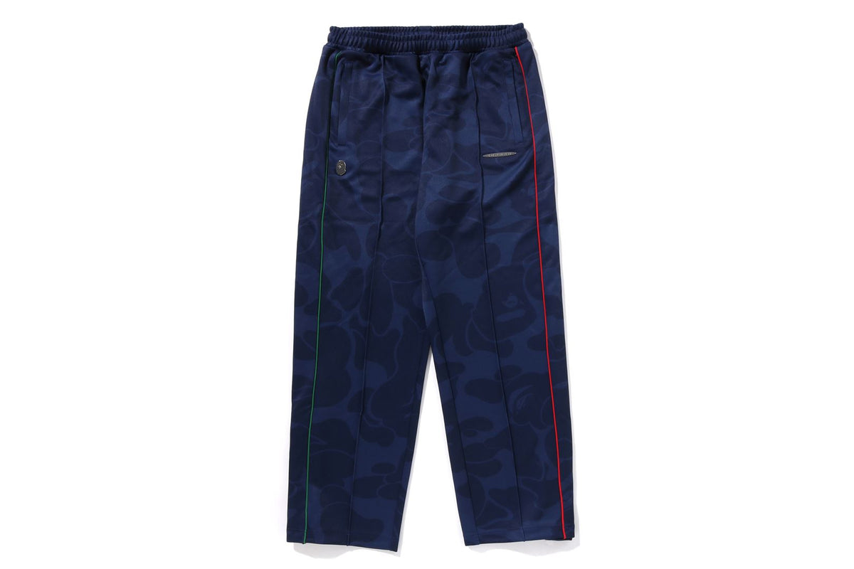 BAPE X PAGANI SOLID CAMO LOGO RELAXED FIT TRACK PANTS