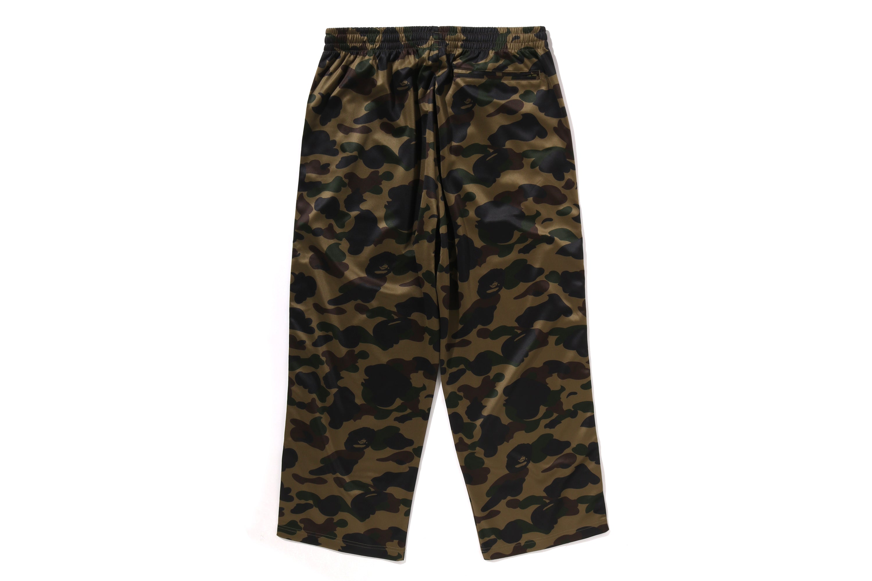 A BATHING APE 1ST CAMO LOOSE FITトラックパンツ BAPE - A Bathing Ape 1st camo loose fit track pant | GREEN