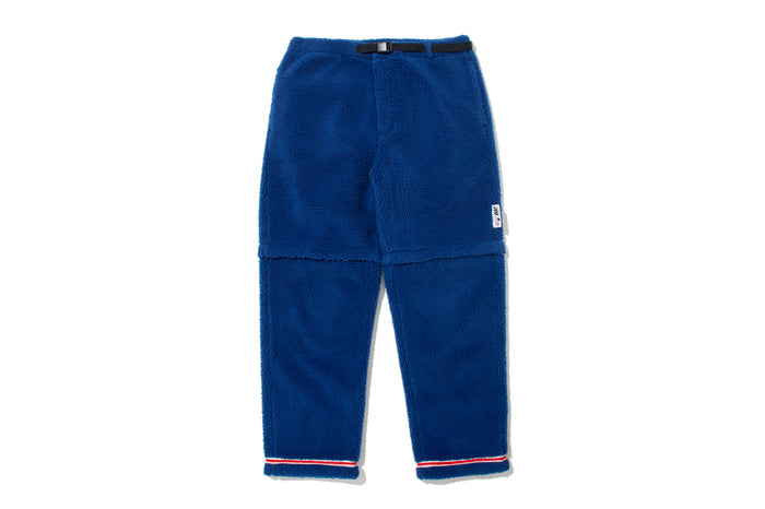 BAPE BY KAZUKI KURAISHI SHERPA DETACHABLE RELAXED FIT PANTS