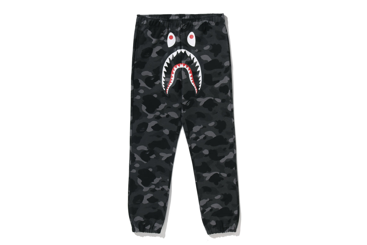 COLOR CAMO SHARK SWEAT PANTS