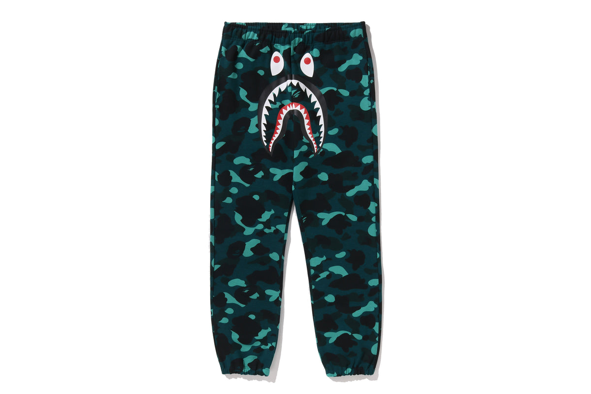 COLOR CAMO SHARK SWEAT PANTS