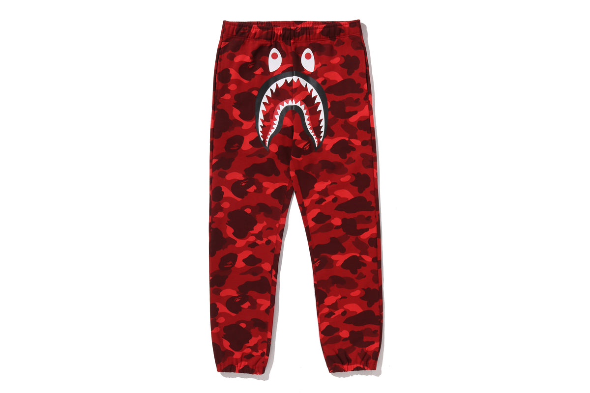 COLOR CAMO SHARK SWEAT PANTS